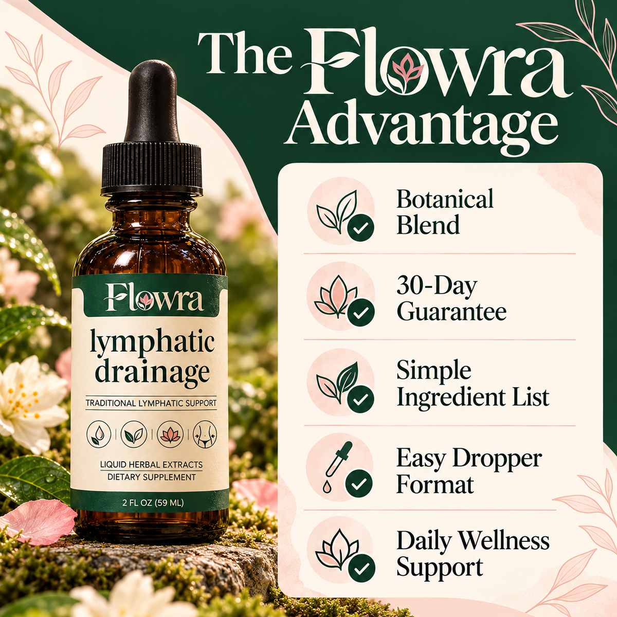 Flowra Lymphatic Drainage Drops